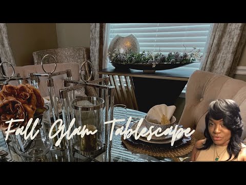 Fall Glam Tablescape I Fall Decor 2021| Home decor |Homary New Furniture