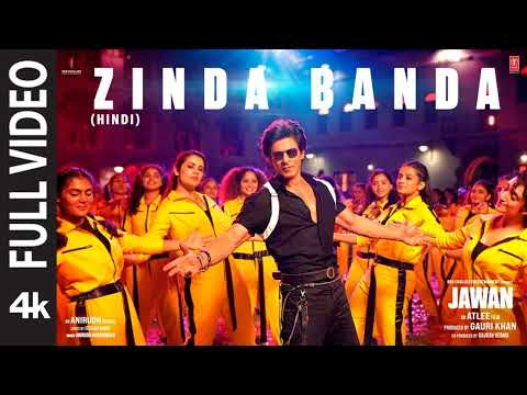 Jawan: Zinda Banda (Full Video) | Shah Rukh Khan | Atlee | Anirudh | Nayanthara | Vijay Sethupathi