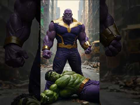 Hulk vs Red Hulk vs Thanos Creatures