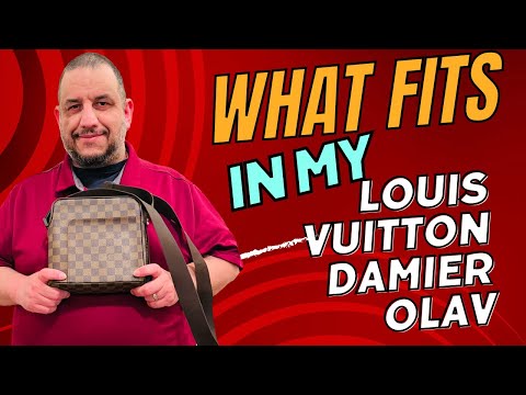 Louis Vuitton Damier Olav | What fits