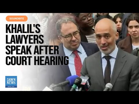 FULL PRESS TALK: Mahmoud Khalil's Lawyers Claim Arrest Violated First Amendment Rights | Dawn News