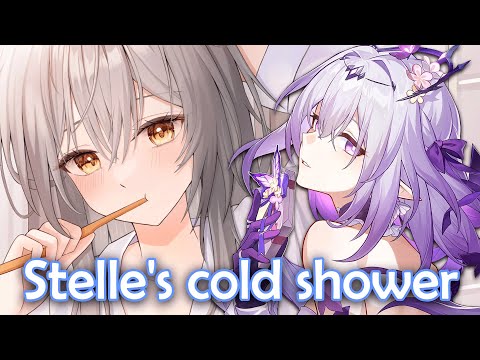 Stelle loves cold showers