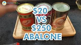 MarketFresh Taste Test Ep1: $20 vs $250 Abalone!