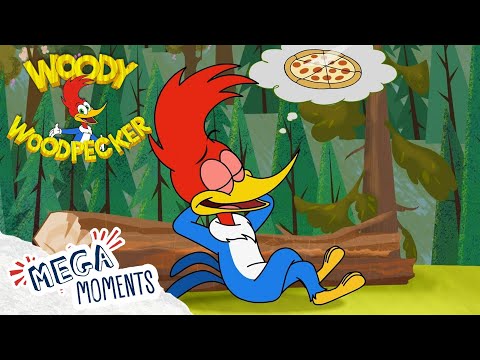 Woody's Pizza Delivery | Woody Woodpecker | Full Episodes | Mega Moments