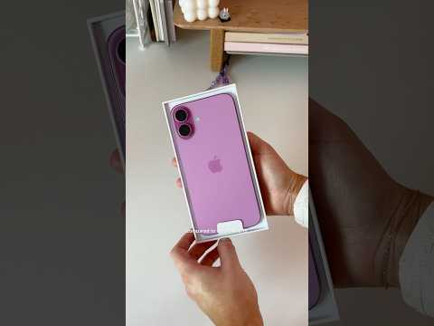 pink iphone 16 plus • unboxing 🎀