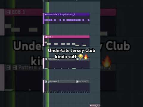 Undertale x Jersey Club kinda tuff 😭🔥 #flstudio #jerseyclub #undertale #megalovania