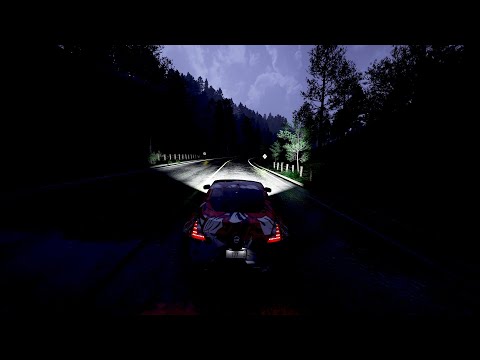 Relaxing Night Drive | øneheart & reidenshi snowfall | 2 Hour Loop | Forza Horizon 5