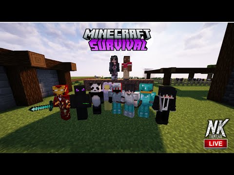 Crafting Together: Live Minecraft Adventures with Subscribers! || Tamil SMP || #nktamilan