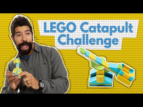 Adam Builds a LEGO Catapult! | Brick X Brick