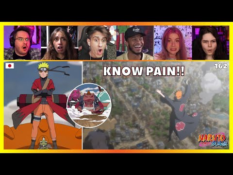 Pain Destroys Konoha | Reaction Mashup [Naruto Shippuden 162] ナルト 疾風伝