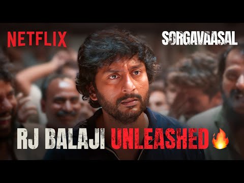 RJ Balaji Brings Out His VIOLENT Side! 🔥👀Ft. Selvaraghavan | Sorgavaasal | Netflix India