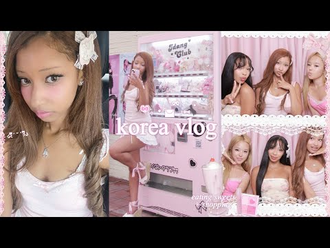 korea vlog ♡: cutest shops in seoul, dasique store + cafe, trying convenience store snacks & more!