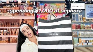 $1,000 spent at the Sephora VIB Holiday sale! Shopping haul!