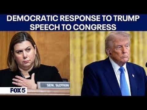 Senator Elissa Slotkin gives Democratic response to President Trump's joint of Address