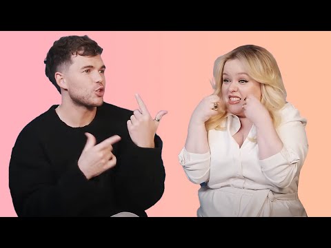 Luke Newton & Nicola Coughlan Doing Accents, Bits and Impressions for 8 Minutes 48 Seconds Straight