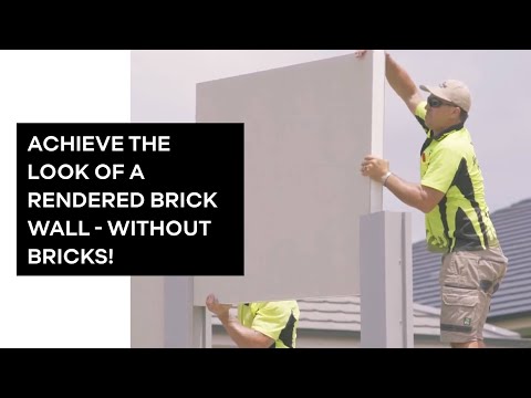 Achieve the Look of a Rendered Brick Wall - Without Bricks! | ModularWalls