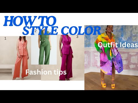 How to add bright colorful clothing for work