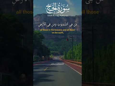 Surah Al-Hajj | Ayat 17-18 | Ayat Of The week #quran #islam #viral #shorts