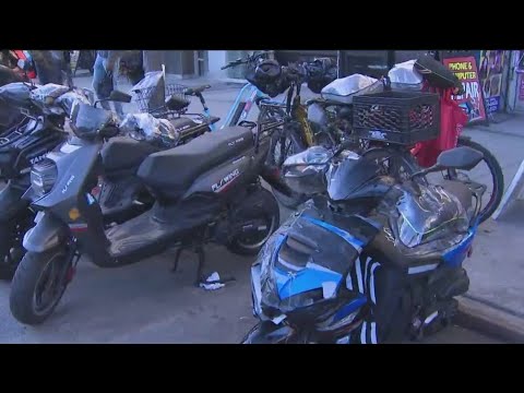 Hundreds of mopeds seized across New York City