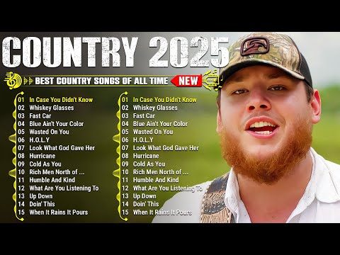 Country Songs 2025 🎶 Luke Combs, Chris Stapleton, Brett Young, Luke Bryan, Kane Brown, Jason Aldean