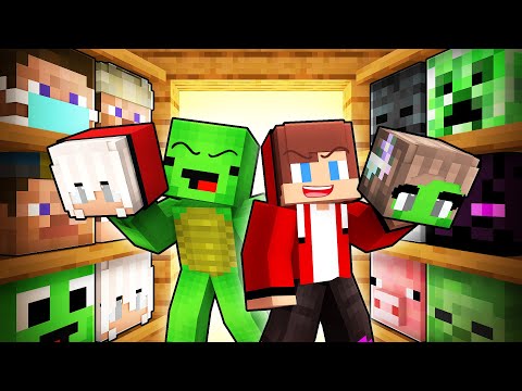 JJ and Mikey Has The Power to BECOME ANYONE in Minecraft (Maizen)