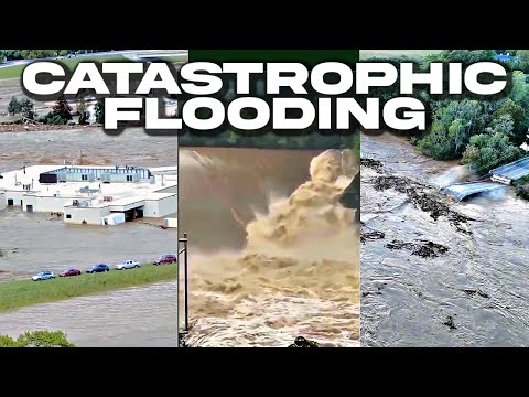 SMOKY MOUNTAIN COMMUNITIES DEVASTATED BY FLOODING |Dam Failures, Roads Collapsed, Cities Underwater|