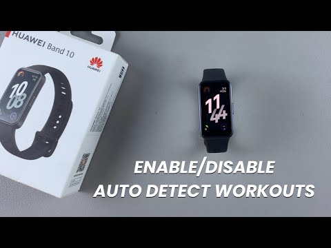 How To Enable/Disable Auto Detect Workouts On Huawei Band 10