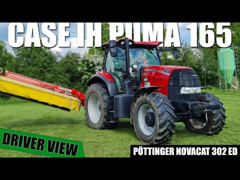 CASE IH PUMA 165 & Pöttinger Novacat 302 ED - Replacing the blades on the mower