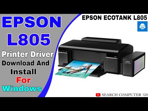 Epson L805 Printer Driver Download & Install | How To Download & Install Epson L805 Printer Driver