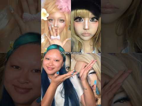 What is Gyaru makeup?! ⭐️ #japanesemakeup #gyaru #makeupartist #makeuptutorial #beautyshorts