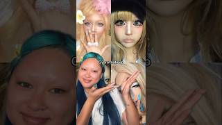 What is Gyaru makeup?! ⭐️ #japanesemakeup #gyaru #makeupartist #makeuptutorial #beautyshorts