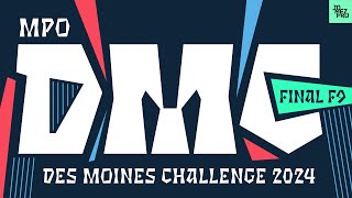 2024 Des Moines Challenge | MPO FINALF9 | Hammes, Barela, Orum, Smith | Jomez Disc Golf