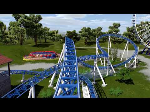 Reef Runner POV - Mack LSM Launched Family Coaster [NoLimits 2]