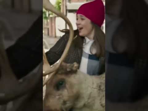 Claudia Jessie (Eloise Bridgerton) Peddling Deer Head on the Streets of London