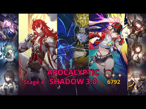 E0S1 Argenti + E0S1 Jade & E0 Rappa - Apocalyptic Shadow 3.0 (3 Stars) | Honkai: Star Rail