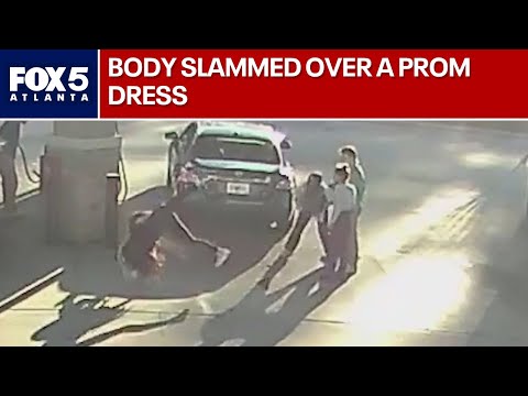 WATCH: Body slammed over prom dress