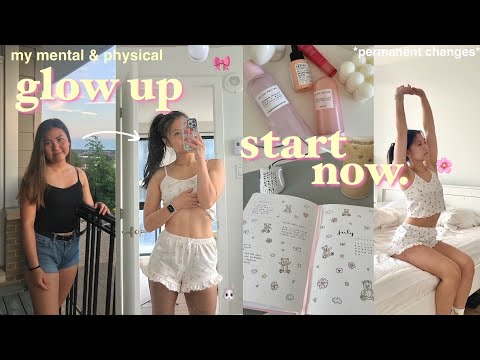 the *ULTIMATE GUIDE* to GLOWING UP 🌟 my glow up journey + *INTERNAL AND EXTERNAL* healthy routine