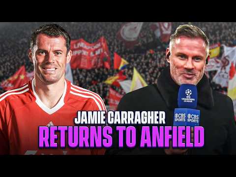 Jamie Carragher returns to Anfield for Liverpool vs. PSG! 🥹 ❤️ | UCL Today | CBS Sports Golazo