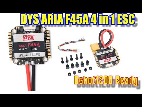 DYS ARIA F45A 45A Blheli_32 4 in 1 FPV Racing Brushless ESC