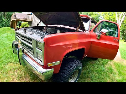 $300 Amazon Dual Electric Fan Setup in my Chevy Squarebody!