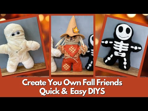 Create Your Own Fall Friends /Quick and Easy Fall DIYS/Fall Crafts