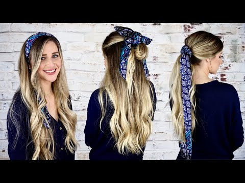 HOW TO WEAR A HAIR SCARF | 3 Quick & Easy Ways