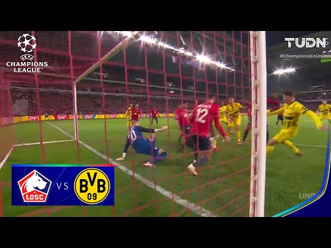 ¡Una LOCURA la defensa del Lille! | Lille 1-0 Dortmund | UEFA Champions League 24/25 | TUDN