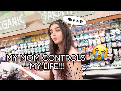 MY MOM CONTROLS ME FOR 24 HOURS!! AHHHH