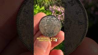 1700s coin found while metal detecting a farm field! #metaldetecting #treasurehunting #relichunting