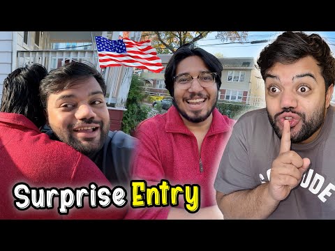 Babay Ko America Mein Surprise De Diya 🇺🇸😍 | Unexpected Entry In USA 🔥 | Aroob Naraz Ho Gai 😭