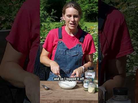 Garden Ranch Dip with homegrown herbs