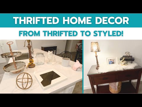 Styling My Recent Thrifted Home Décor Finds