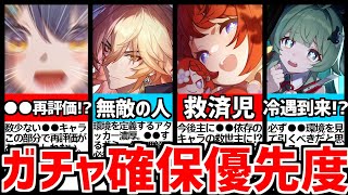 【崩壊スターレイル】3.1最新！これで後悔しない！今後●●キャラの扱いには要注意！星５限定キャラガチャ確保優先度を解説！【崩スタ/スタレ/トリビー/モーディス/フォフォ/雲璃/ウンリ】