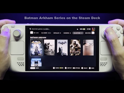 Batman Arkham Games on the Steam Deck